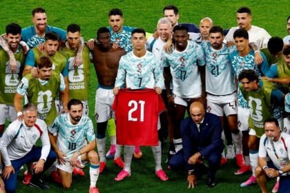 Portugal celebra triunfo ante Croacia en homenaje a Diogo Jota