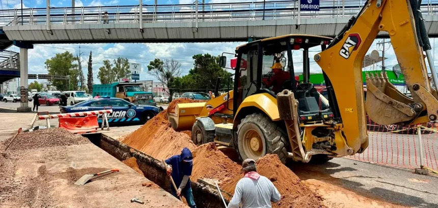 Rehabilitación de alcantarillado en Aguascalientes para mejorar servicios