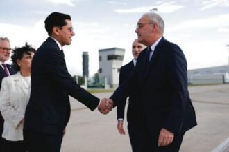 Roberto Velasco se reúne con el presidente de Suiza para revisar el T-MEC.