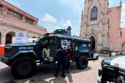 Secretaría de Seguridad y Paz realiza feria de proximidad policial en Moroleón
