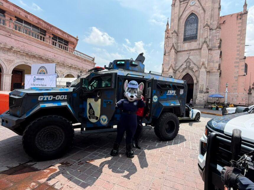 Secretaría de Seguridad y Paz realiza feria de proximidad policial en Moroleón