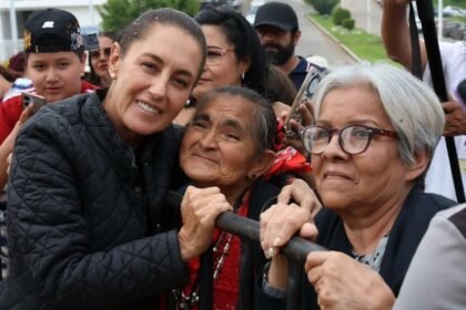 Sheinbaum recibe apoyo ferviente durante su visita a Morelia