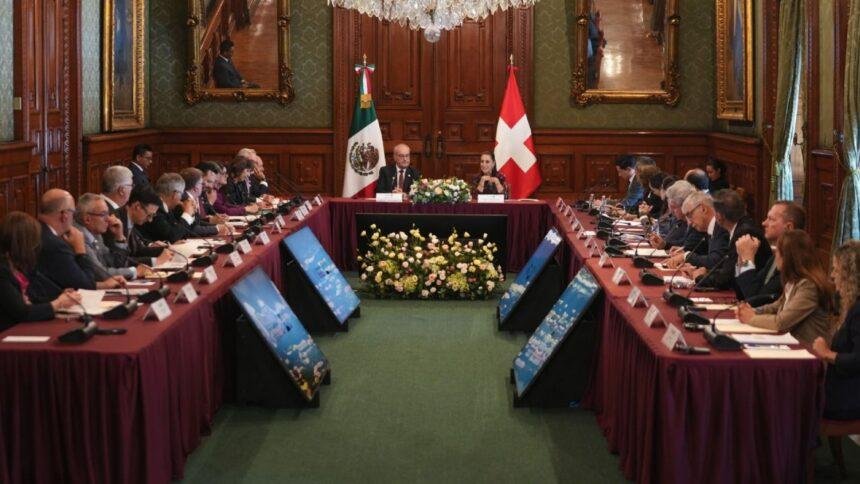 Sheinbaum y presidente de Suiza acuerdan actualizar tratado comercial bilateral.