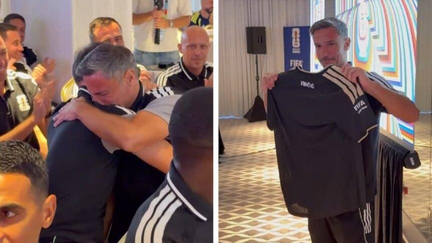 Slavko Vincic se emociona al ser elegido árbitro de la Final del Mundial
