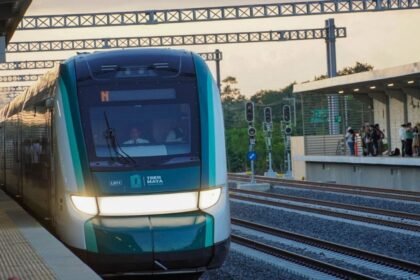 tren maya admite falla electrica que dejo varado convoy en Tren Maya admite falla eléctrica que dejó varado convoy en ruta Mérida-Cancún