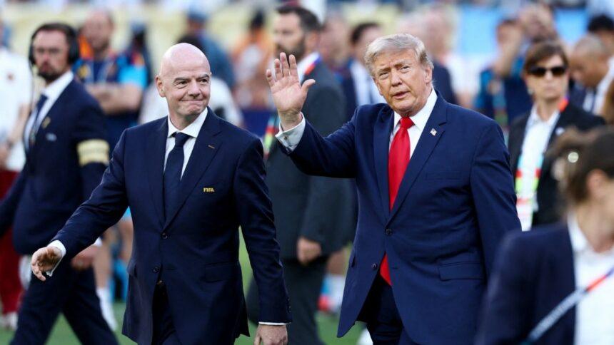 trump y gianni infantino abucheados en la premiacion del mundial Trump y Gianni Infantino abucheados en la premiación del Mundial 2026