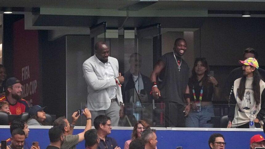 Usain Bolt, Beckham y Bardem destacados en semifinal Francia-España en Dallas