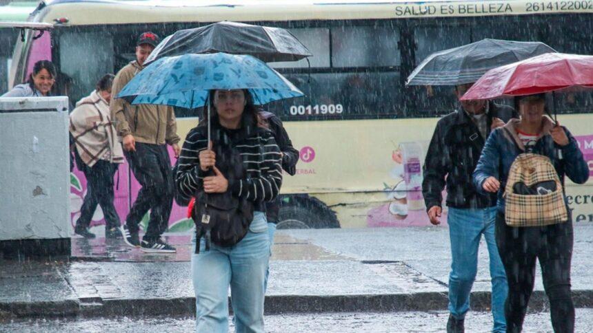 Activan alerta amarilla por lluvias fuertes y posible granizo en la CDMX