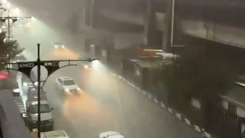 Alerta amarilla por fuertes lluvias y granizo en Iztacalco, CDMX