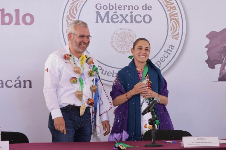 Aún sin fecha, visita de Claudia Sheinbaum a Michoacán por segundo informe