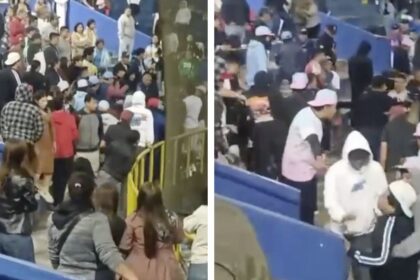 Balacera en estadio veracruzano deja tres heridos; reportan policías disparando durante riña