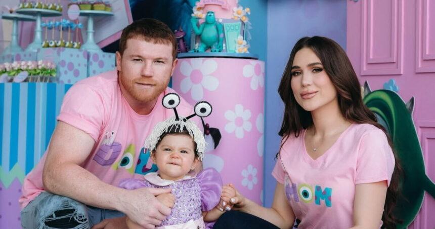 Canelo y Fernanda Gómez celebran el primer cumpleaños de Eva Victoria