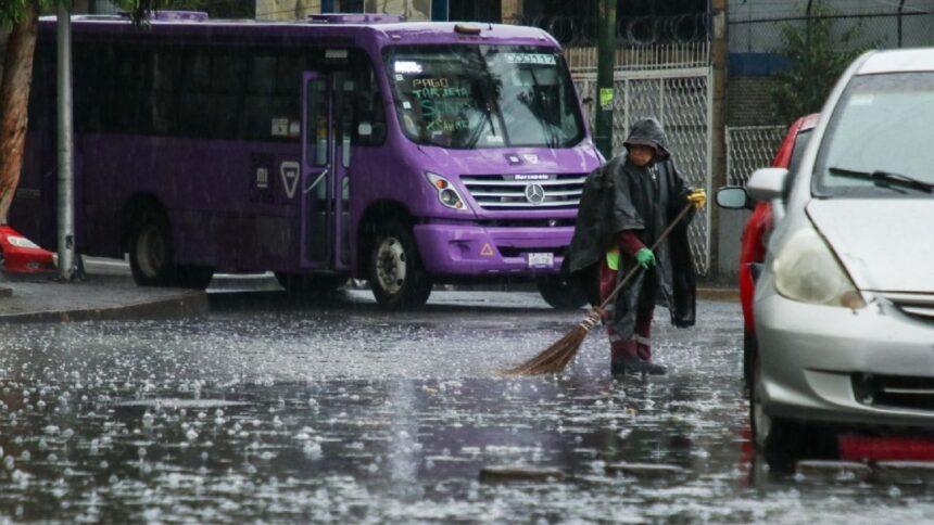 CDMX activa alerta amarilla por lluvias, granizo y actividad eléctrica