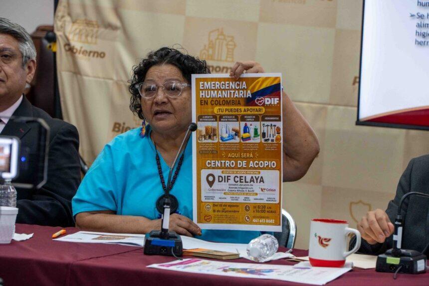 Celaya abre centros de acopio para apoyar a Colombia