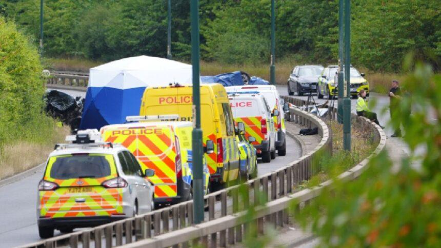 Choque en Inglaterra deja siete muertos, incluidos dos policías, tras una persecución