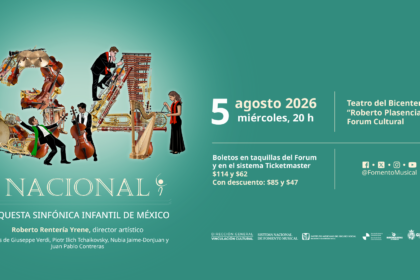 Concierto de la Orquesta Sinfónica Infantil de México en Teatro del Bicentenario