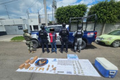 Detienen a persona con miles de dosis en San Francisco del Rincón
