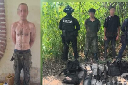 Detienen en Sinaloa a tres personas con armas; uno es estadounidense