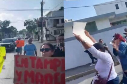 Familiares de Danna Yanina protestan en academia Doentiz exigiendo justicia y liberación