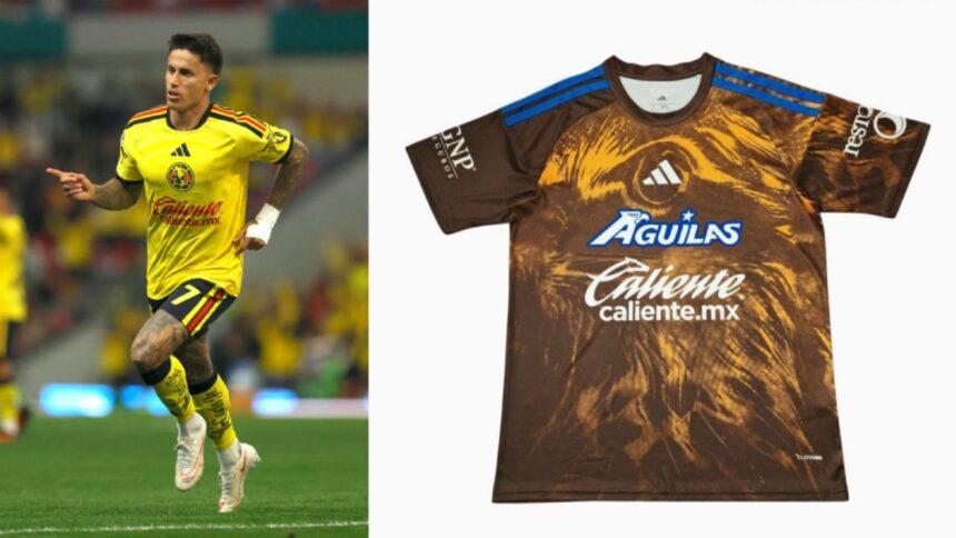 Filtran posible tercer uniforme del América: café, sin escudo y con ‘Águilas’