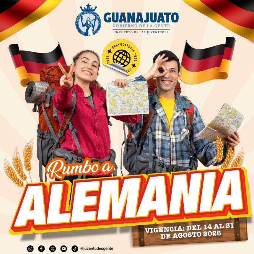 Guanajuato abre convocatoria 2026 para experiencia internacional rumbo a Alemania