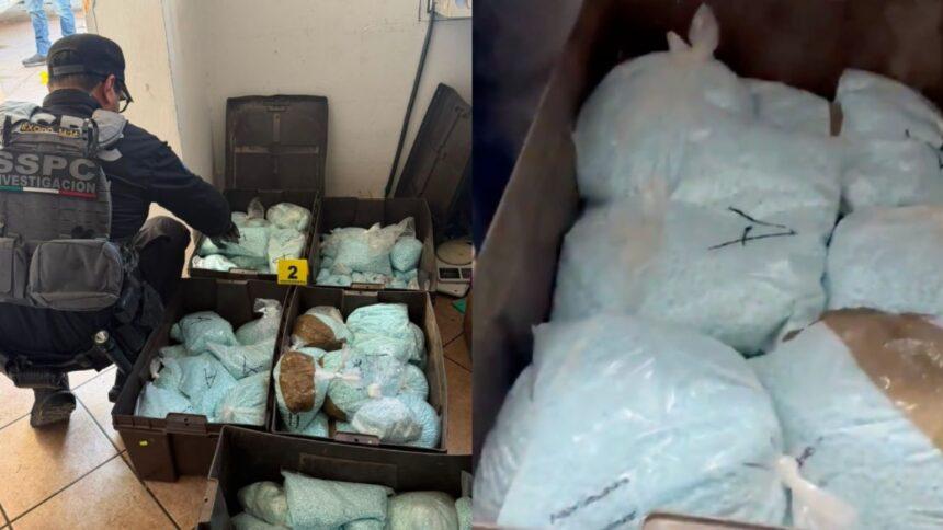 incautan 120 kilos de fentanilo en inmueble de los rusos Incautan 120 kilos de fentanilo en inmueble de Los Rusos, en Mexicali