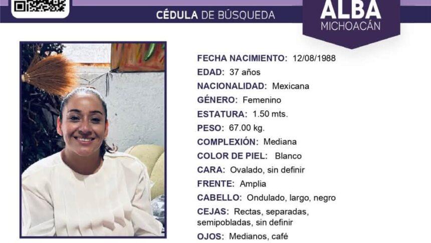 Investigan feminicidio de Roxana Alcaraz en Michoacán