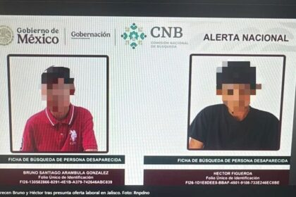 Jalisco registra 102 adolescentes desaparecidos de 15 a 19 años