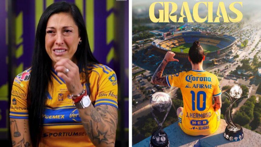 Jenni Hermoso llora al anunciar salida de Tigres y Liga MX Femenil