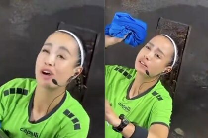 Katia Itzel García se niega a firmar camiseta de Pumas pero posa con fans