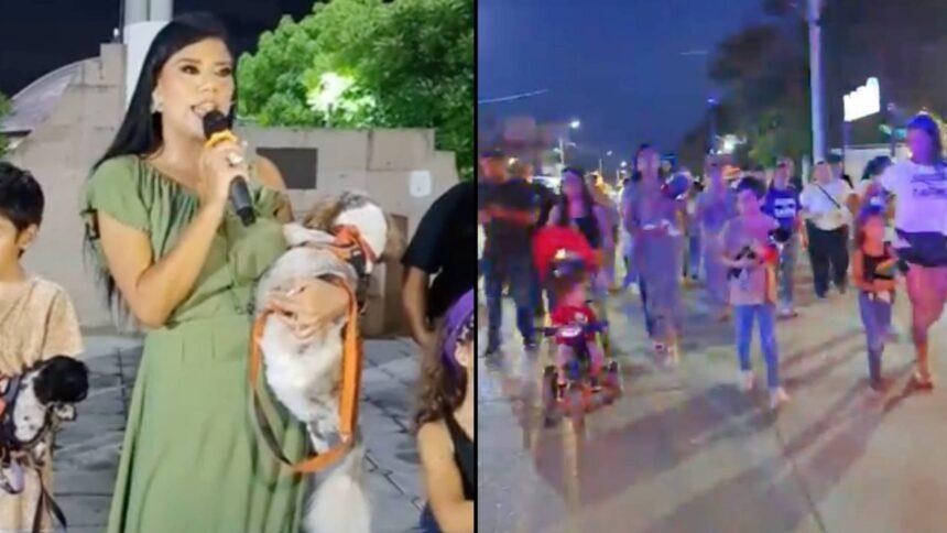 Madre de Dafne Zapata encabeza marcha y critica labor de Fiscalía