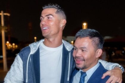 Manny Pacquiao comparte video junto a un sonriente Cristiano Ronaldo