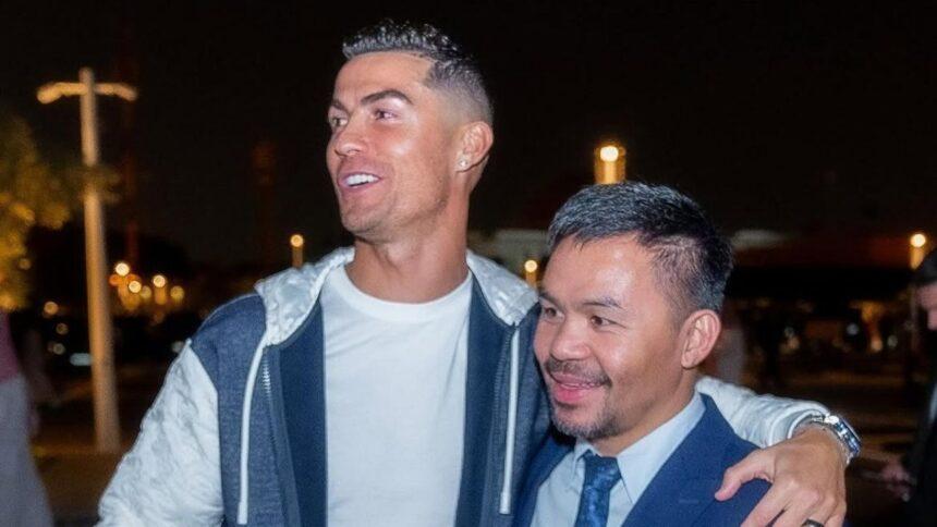 Manny Pacquiao comparte video junto a un sonriente Cristiano Ronaldo