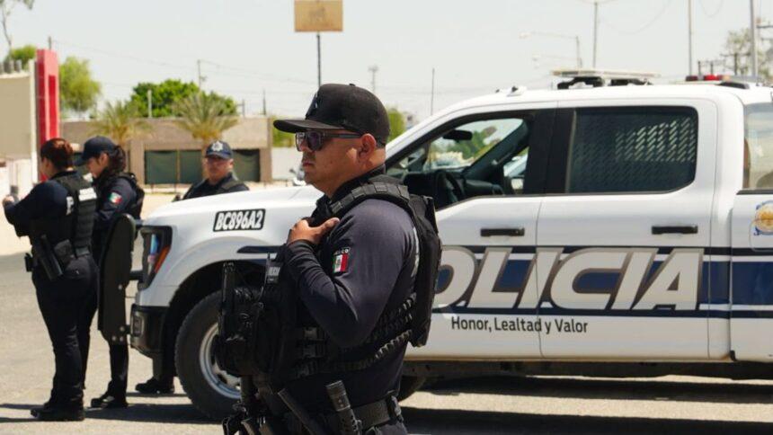 Marina del Pilar refuerza presencia policial en Mexicali tras alerta estadounidense