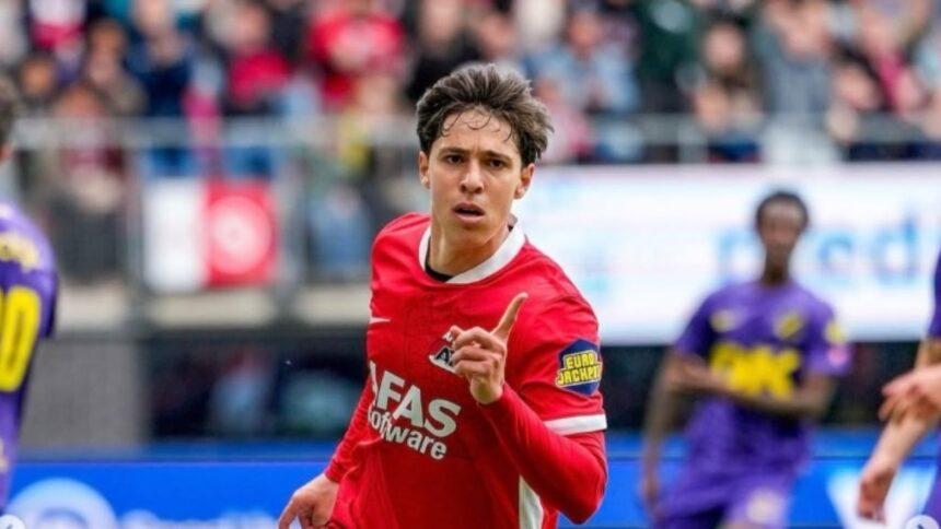 Mateo Chávez brilla con golazo y asistencia en triunfo del AZ Alkmaar