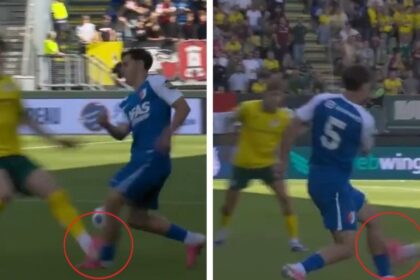 mateo chavez sufre fuerte entrada con tachones por delante en Mateo Chávez sufre fuerte entrada con tachones por delante en el tobillo