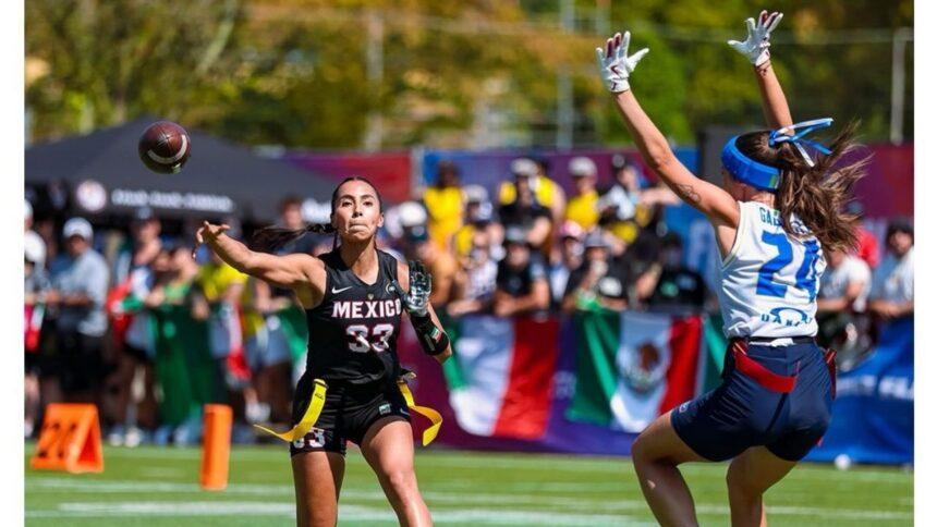 México, con paso perfecto, avanza a playoffs del Mundial de Flag Football