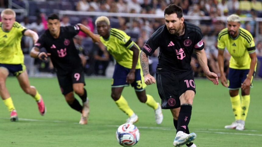Nashville golea al Inter Miami: Messi falla penalti, error del portero