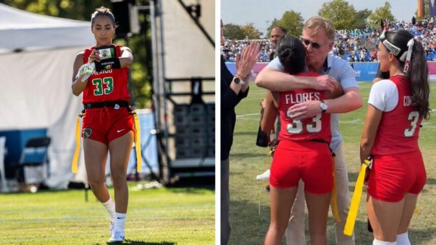 NFL felicita a la mexicana Diana Flores por su bronce en Mundial