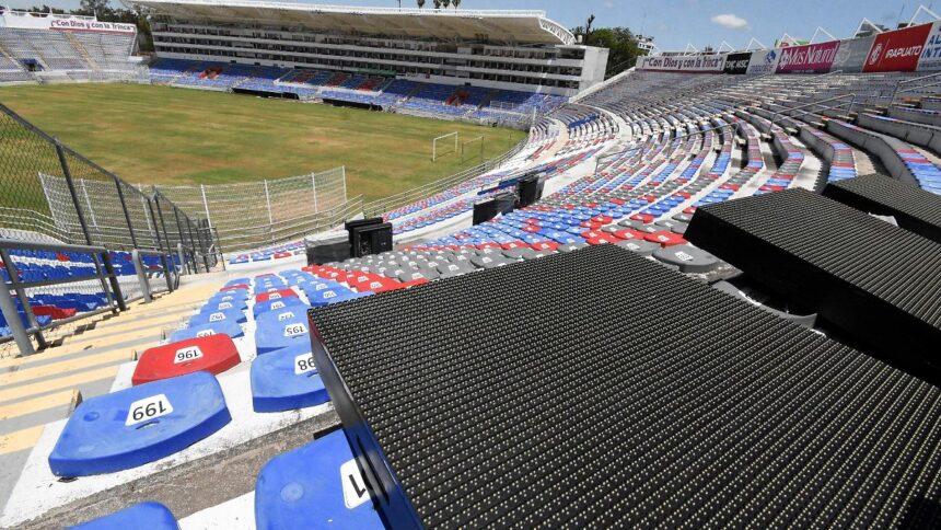 Obras avanzan en el Estadio de Irapuato para debut de la Trinca