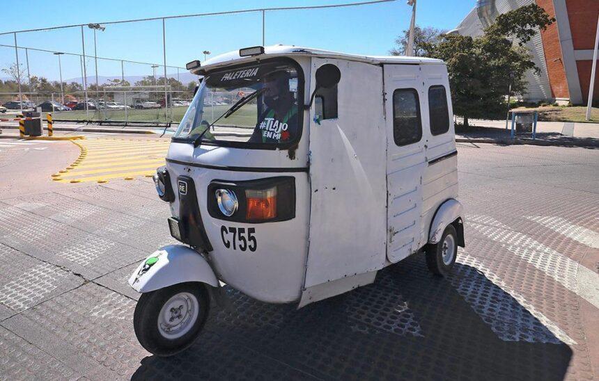 Operación temporal de mototaxis de tres ruedas en Jalisco