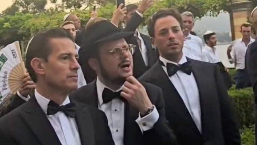 Peña Nieto reaparece en boda junto a empresario israelí acusado de sobornarlo por Pegasus