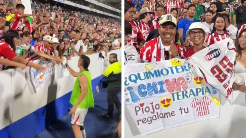‘Piojo’ Alvarado regala su playera a aficionada con cáncer: “¡Chivaterapia!”