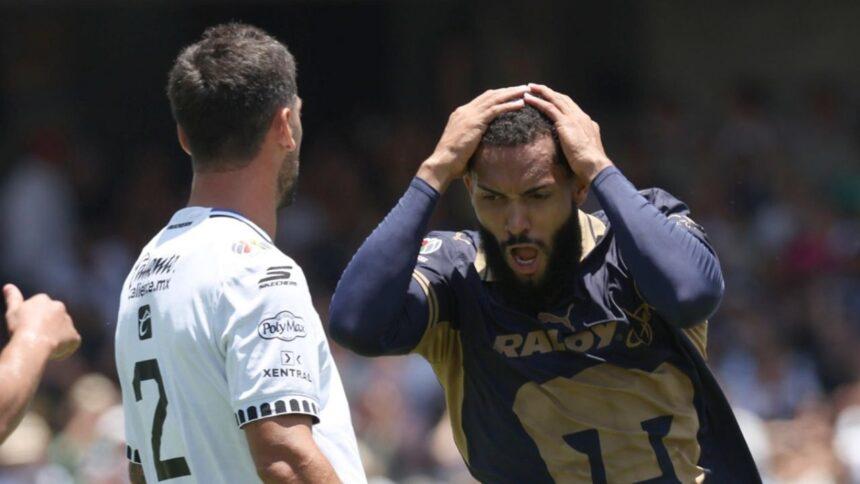 Pumas empata ante Querétaro: segundo partido sin ganar ni anotar en casa