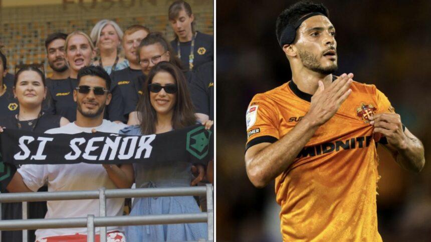 Raúl Jiménez regala bufandas ‘Sí señor’ y anota el empate en debut