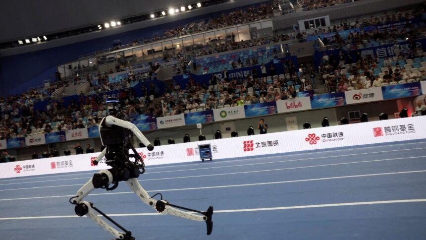 Robot chino bate récord mundial de Usain Bolt en 100 metros planos
