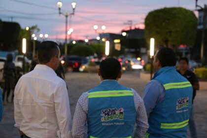 San Juan del Río mejora alumbrado y seguridad del Centro Histórico