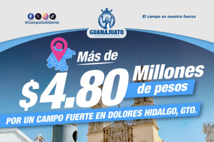 Secretaría del Campo impulsa desarrollo rural en Dolores Hidalgo con 4.8 millones de pesos