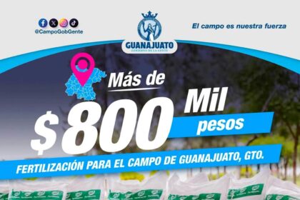Secretaría del Campo impulsa productividad con entrega de fertilizante en Guanajuato Capital