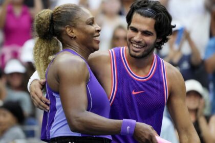 serena williams y carlos alcaraz superan primera ronda en dobles Serena Williams y Carlos Alcaraz superan primera ronda en dobles mixto